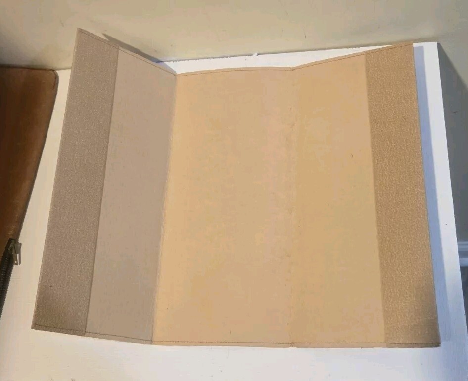 World War II NAVY HONORABLE DISCHARGE LEATHER FOLDER CASE