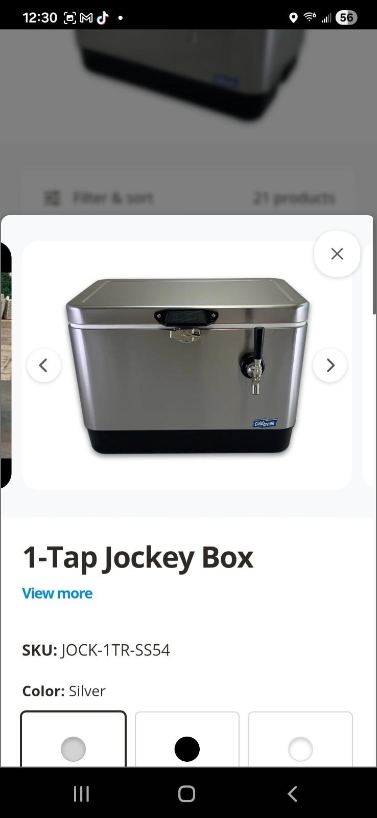 1-Tap Jockey Box Cold Break