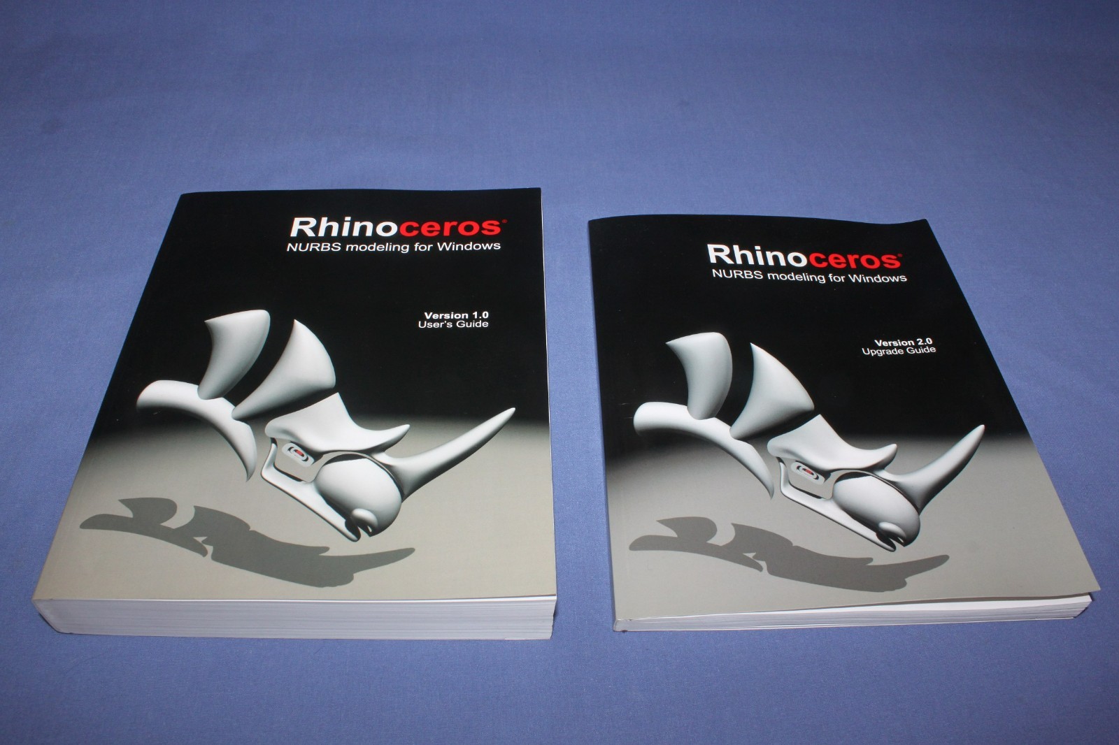 New Rhinoceros NURBS Modeling Commercial Ver. 2.0 for Windows – w/ CDs & Manuals