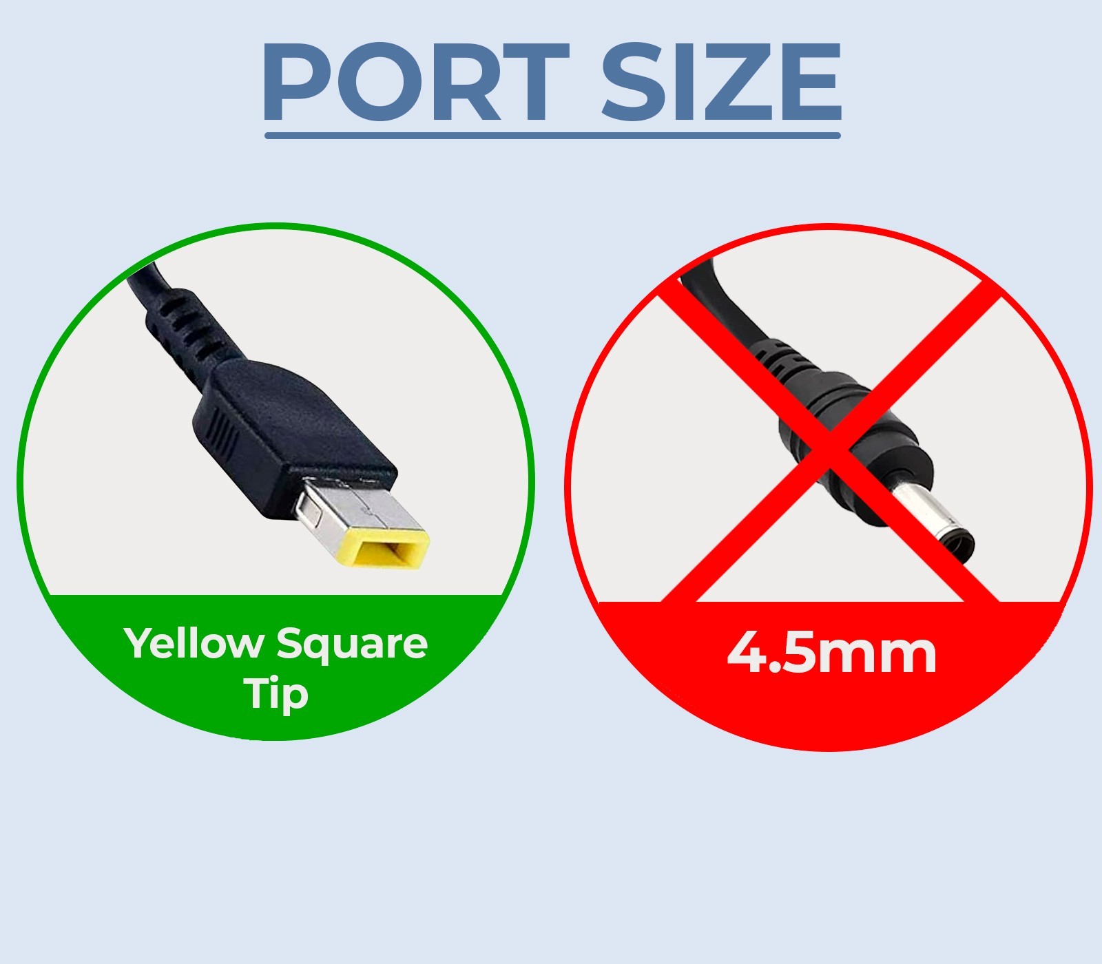 Genuine OEM Lenovo 230W AC Power Adapter Charger | Yellow Slim Square Tip