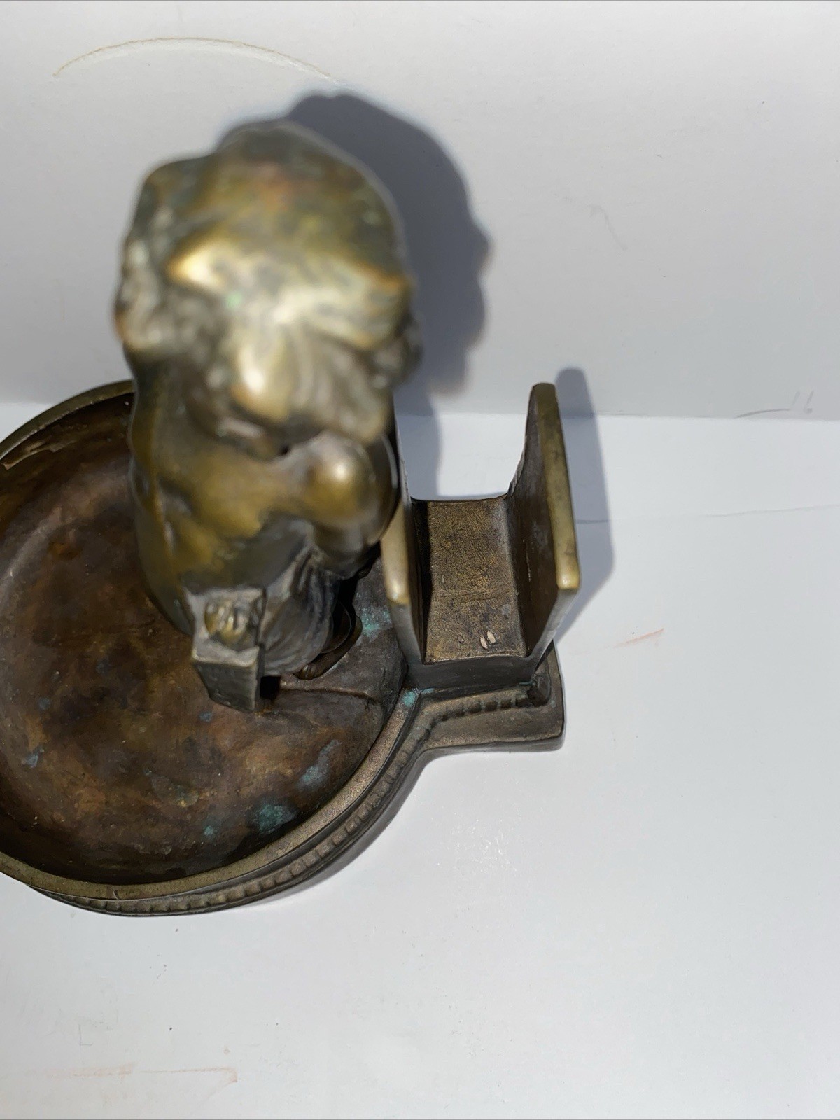 Peter Tereszczuk Art Nouveau Bronze Boy Sculpture, Used