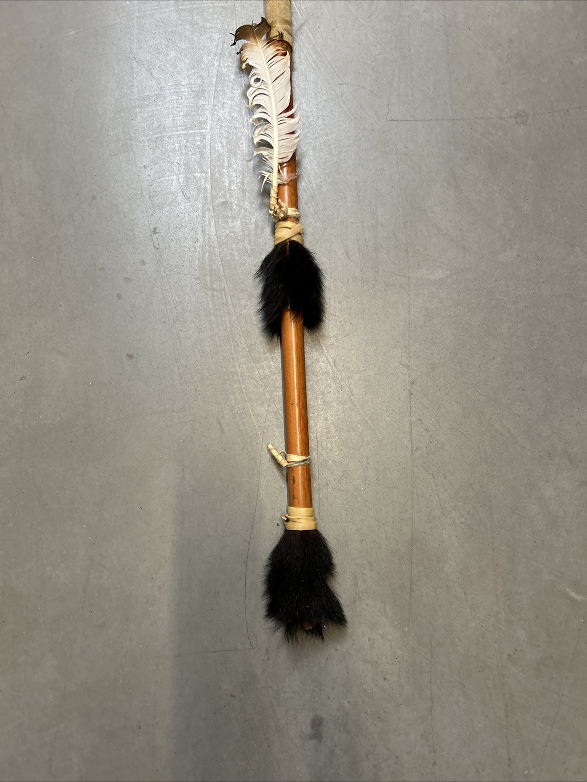 Vintage Native American Ceremonial Lance Spear Indian Lance 66” Replica L. Notah