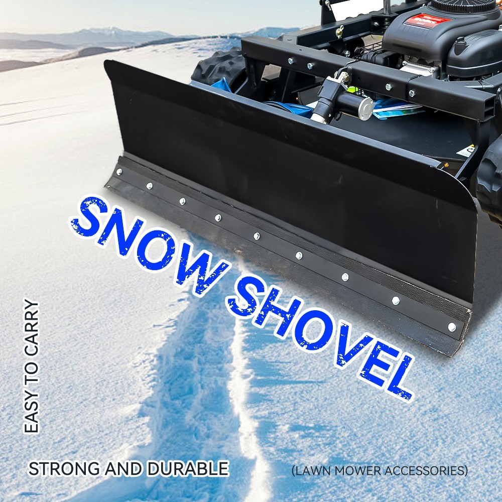 Gasoline remote control lawn mower 22 HP winter snow pusher, detachable