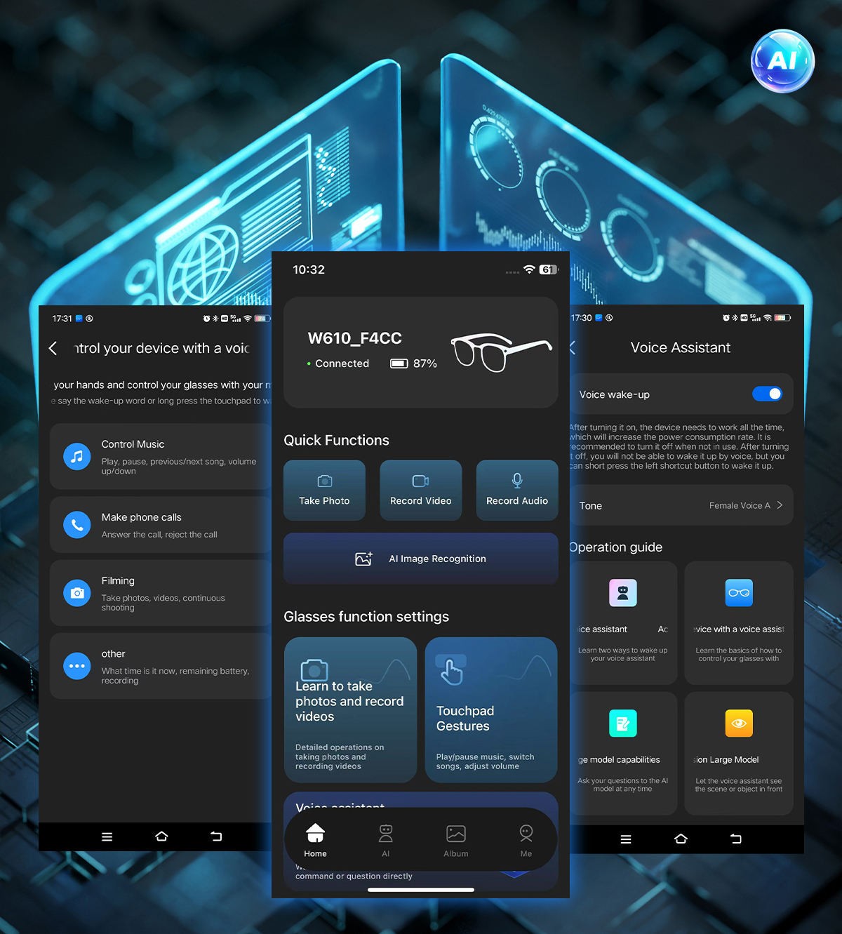 Smart Glasses HD Camera Bluetooth • iOS/Android | Ray-Ban Meta Alternative