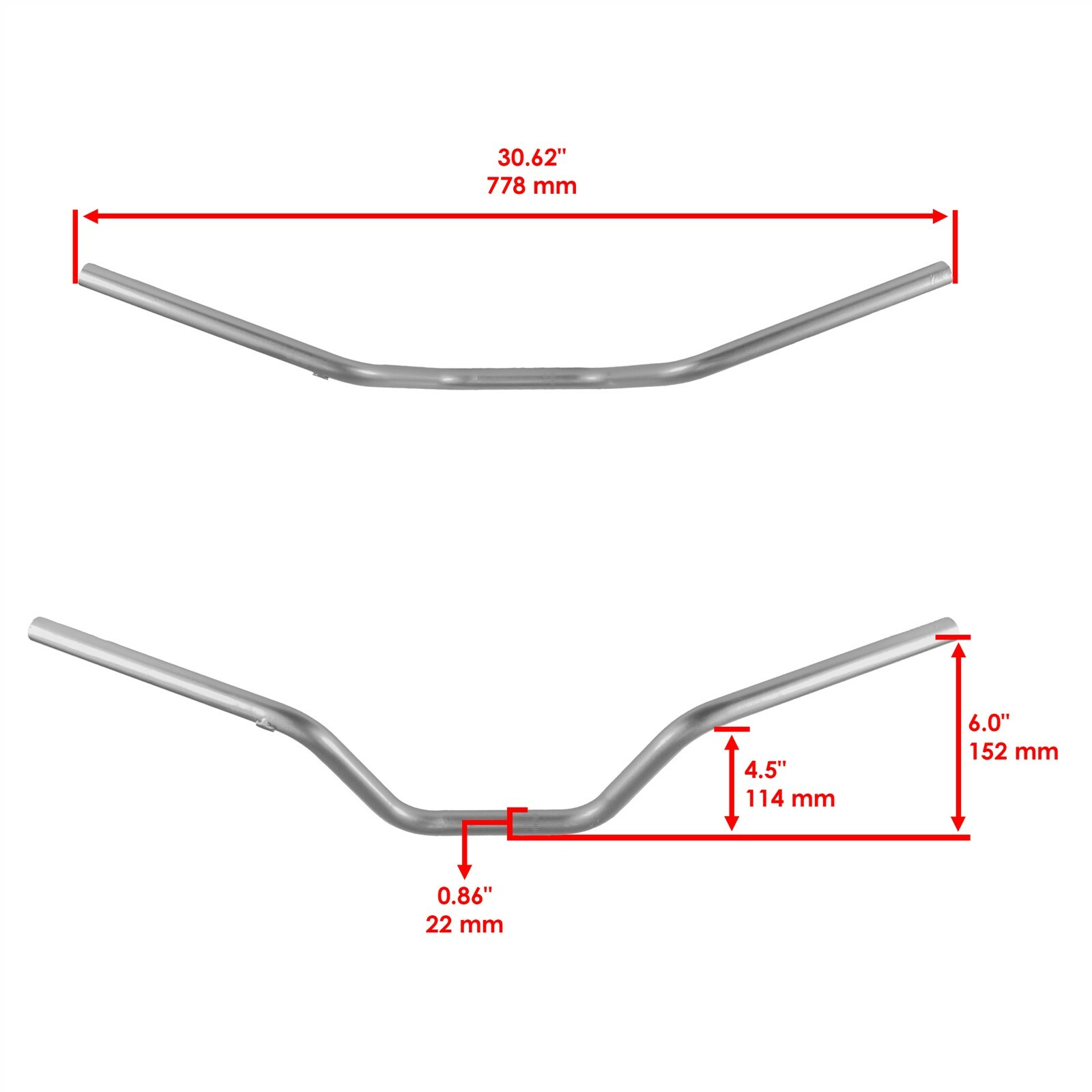 7/8" Handle Bar For Yamaha Banshee 350 YFZ350 2003 2004 2005 2006