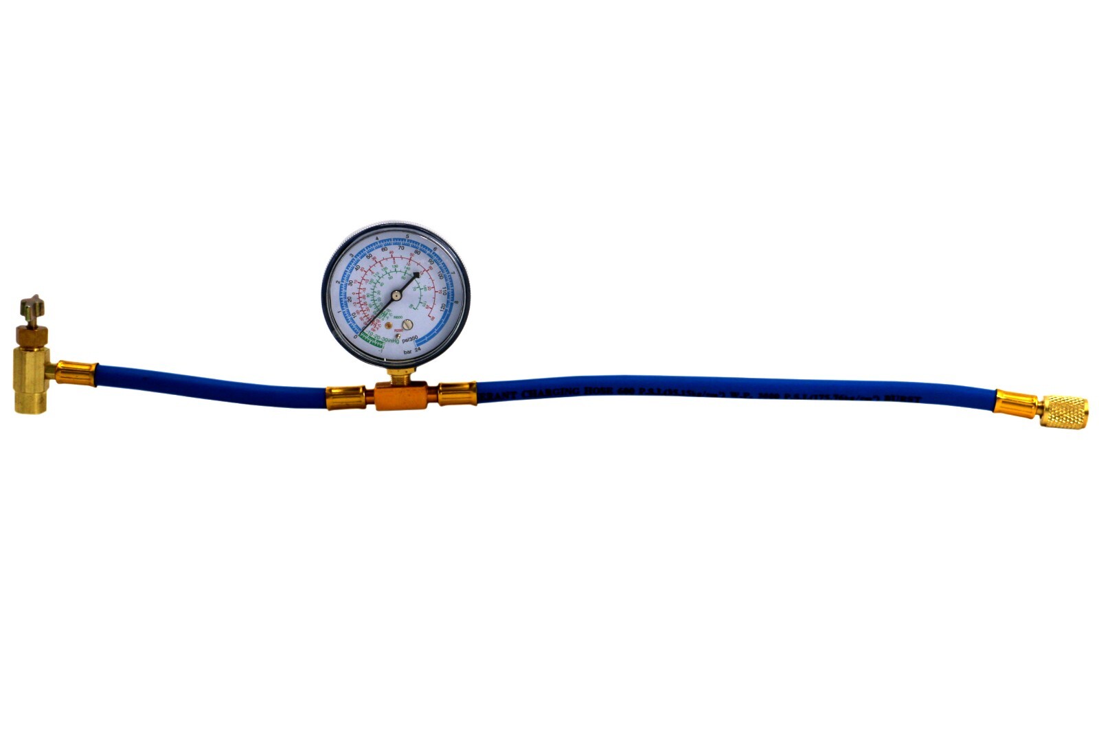 R600a Modern Refrigerant 6 Convenient 6oz Cans and Gauge Kit #8057