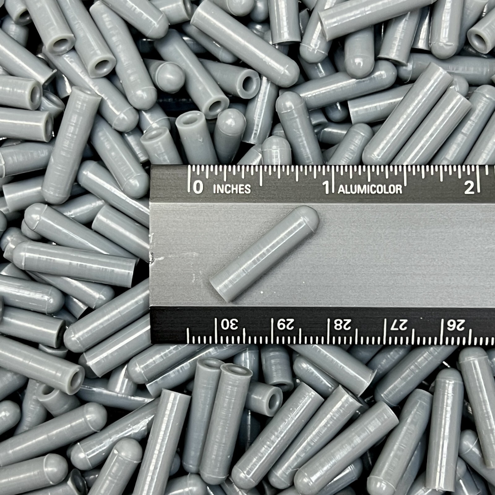 (50) 1/8" ID High Temp Silicone Rubber Powder Coating Caps Cerakote Vacuum Cap