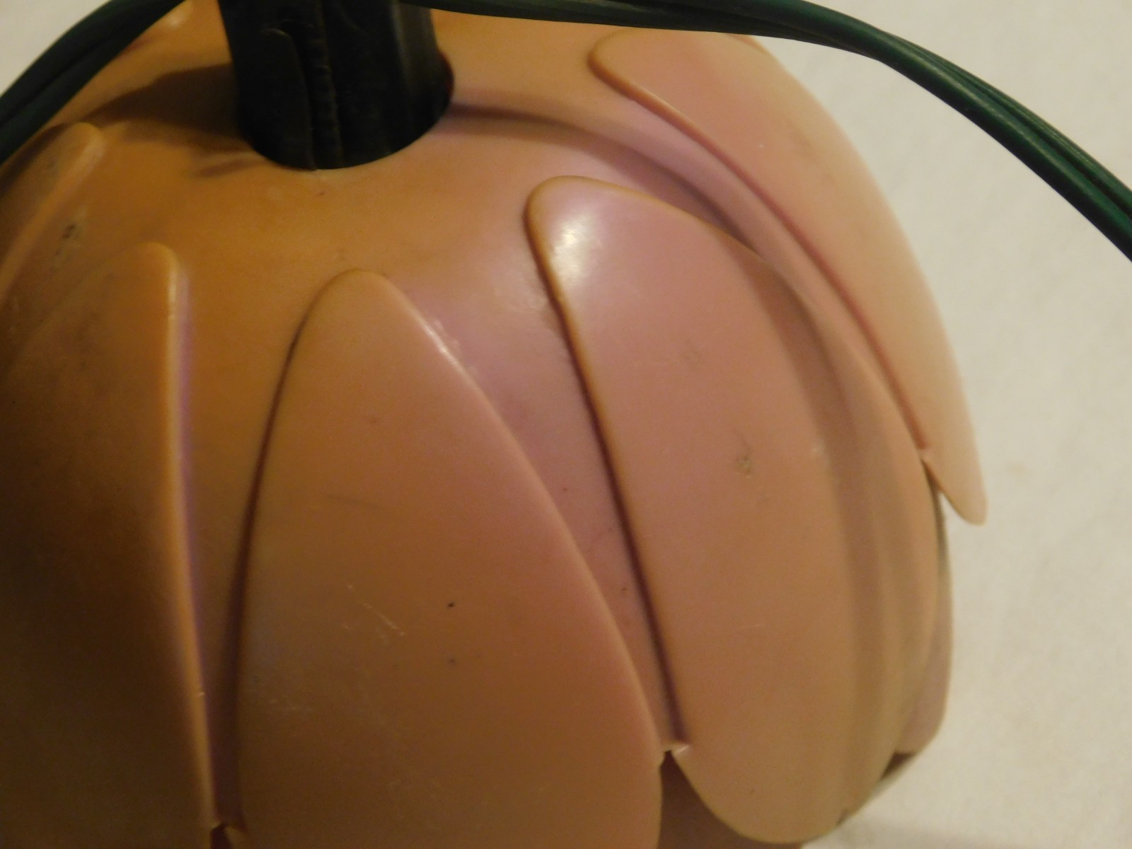 VTG NOMA BLOW MOLD TULIP TIKI OUTDOOR LIGHT STRING LIGHTS 14 ft CAMP PATIO RV