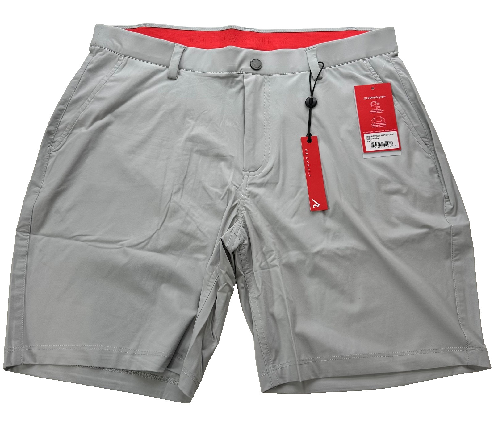 Redvanly Hanover Short 8" Glacier Gray Shorts Large NWT