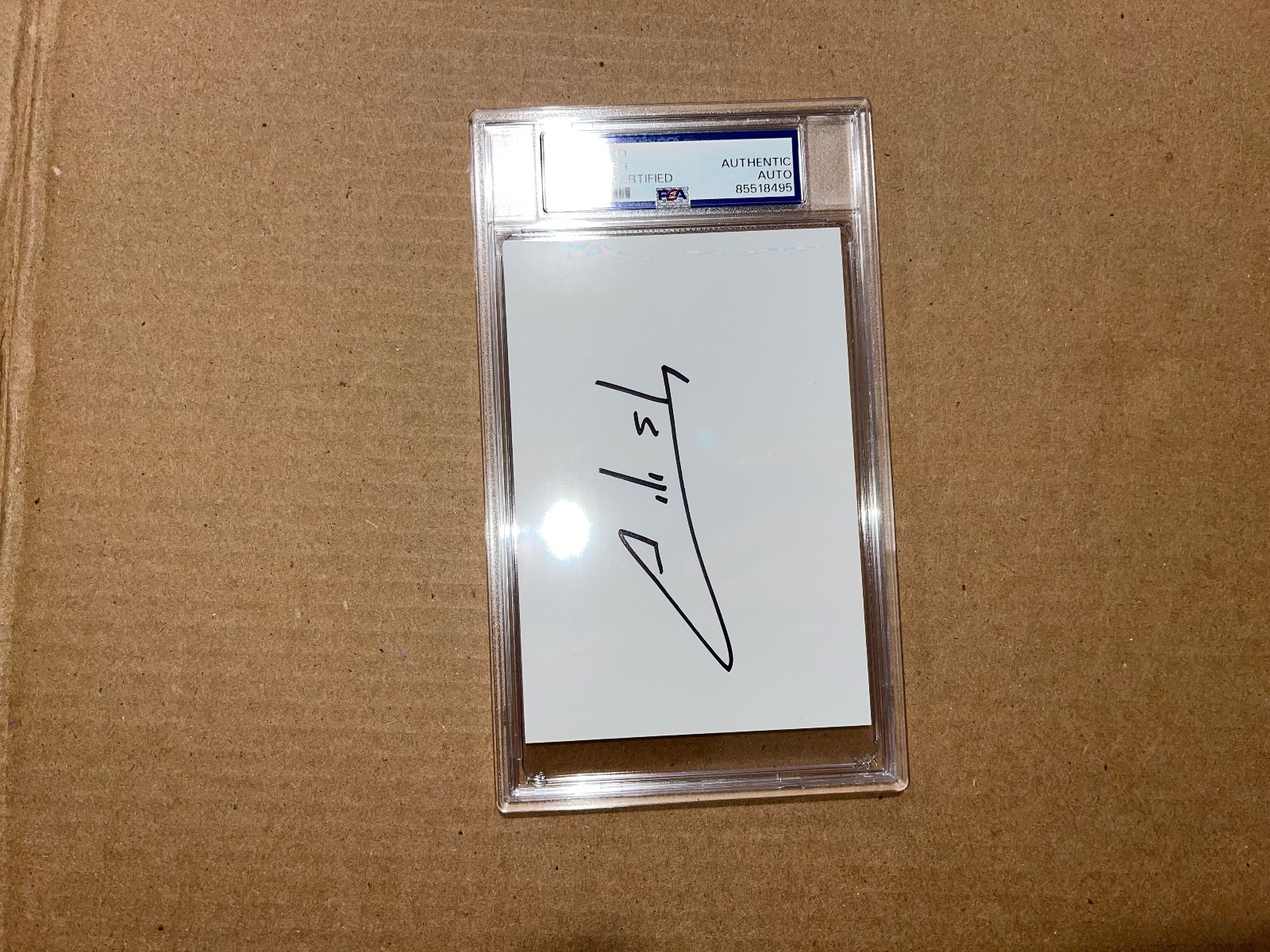 Billie Eilish Signed Autographed PSA/DNA Slab Slabbed Encapsulated Autograph