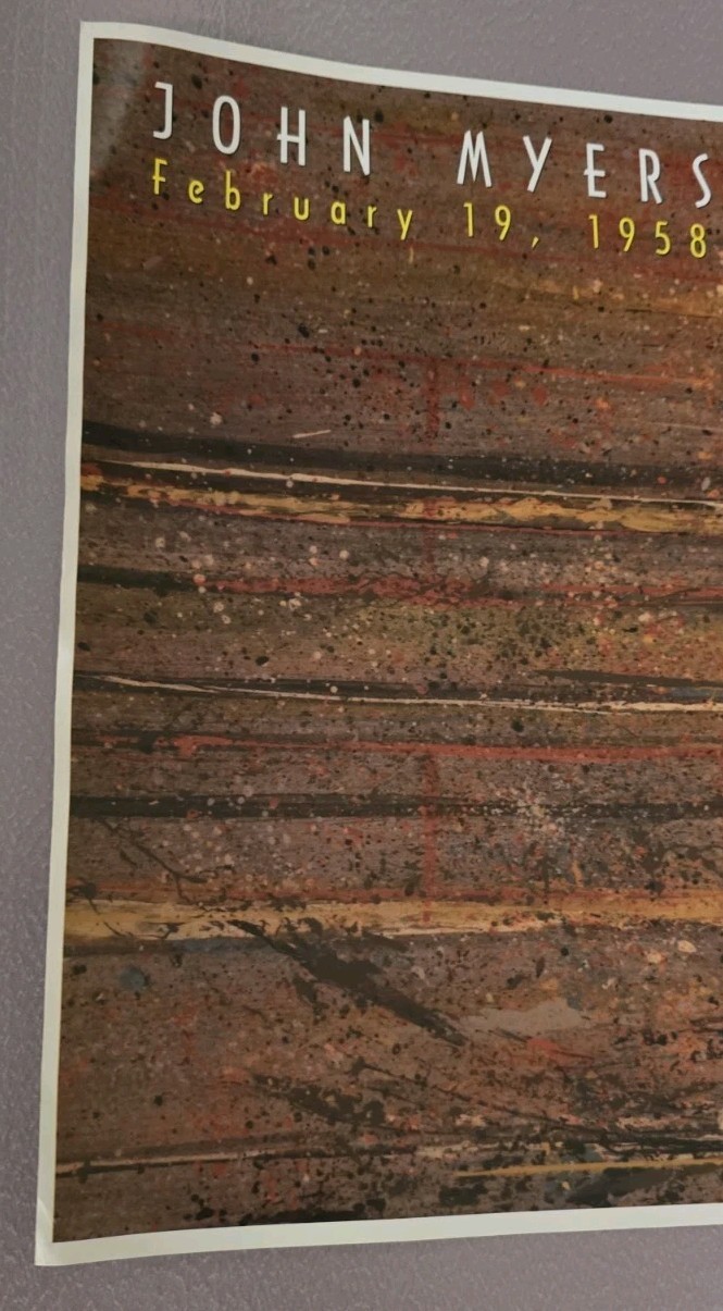 Vintage 1998 John Myers The Champion Rests NHRA Pro Stock Motorcycle Poster