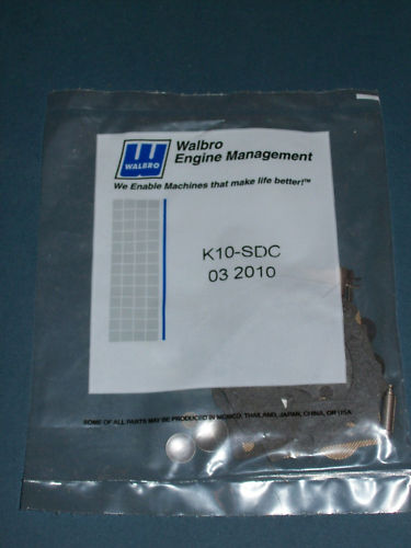 GENUINE WALBRO CARBURETOR REPAIR KIT # K10-SDC