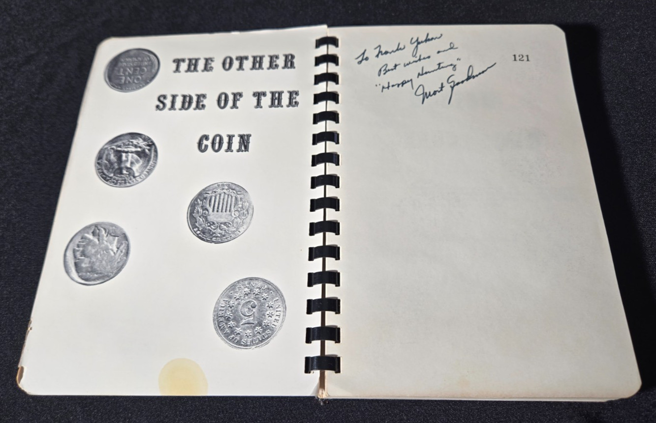 Signed Mort Goodman The Design Cud Error Coin Book 1969 Numismatic