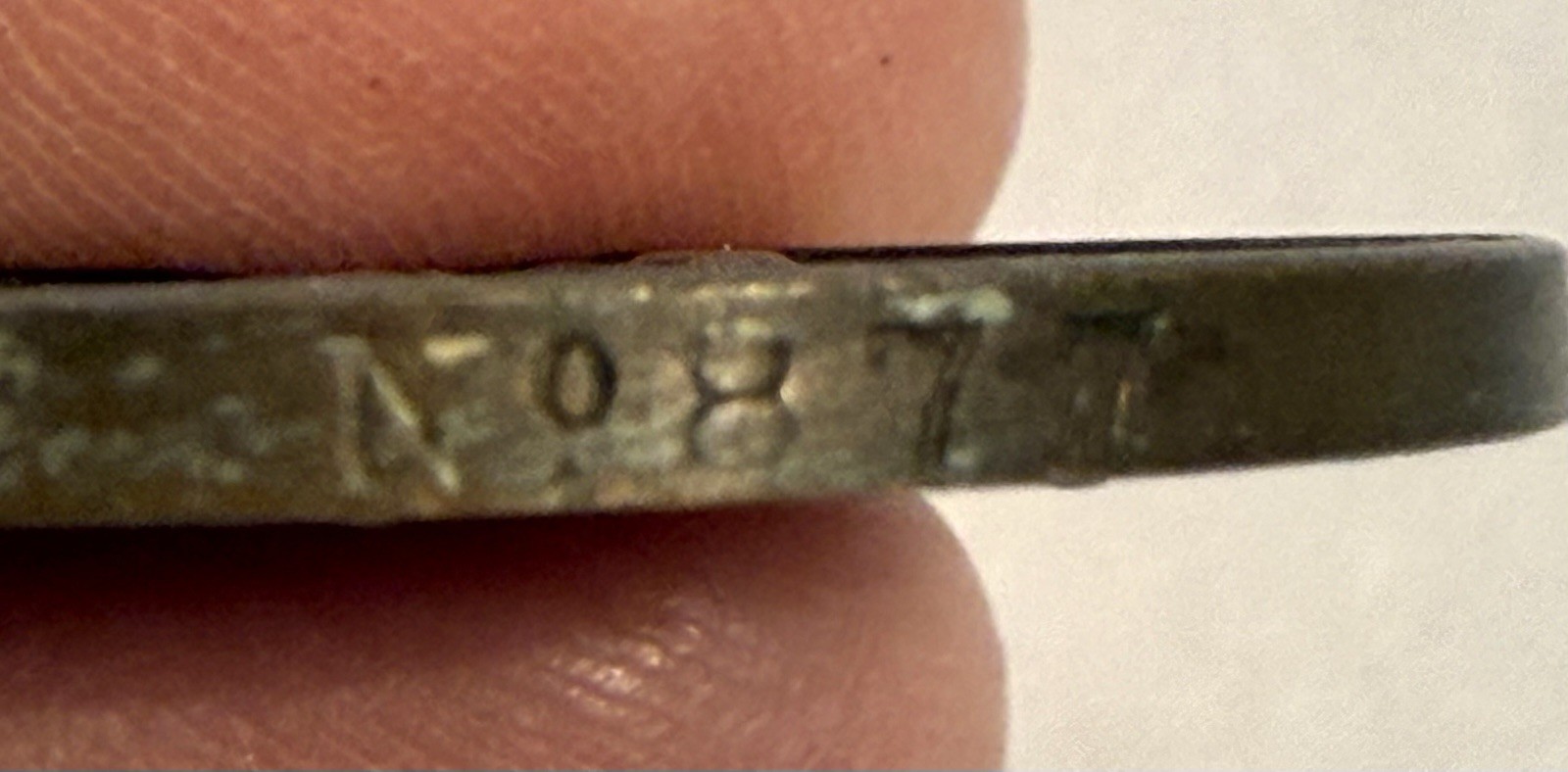 U.S. Phillipine Insurrection 1899 Medal Low No. 877