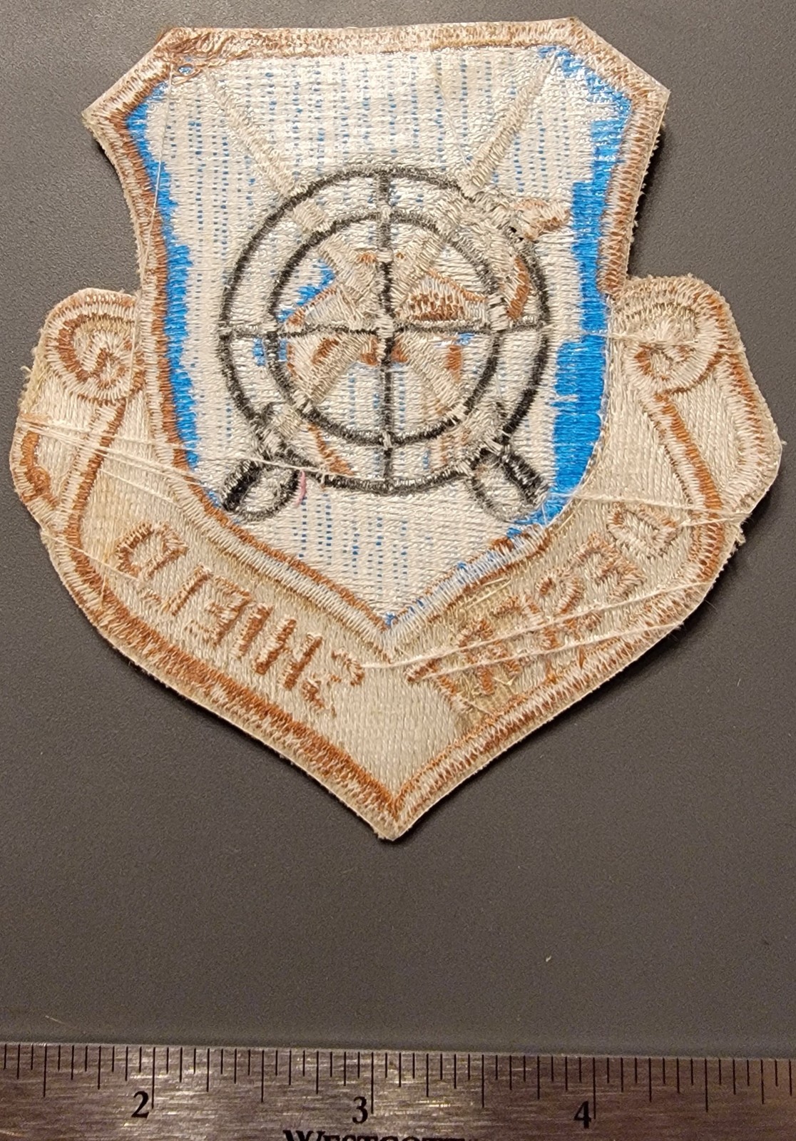 1991 Operation Desert Shield USAF Camel and Swords Patch - Excellent Condition