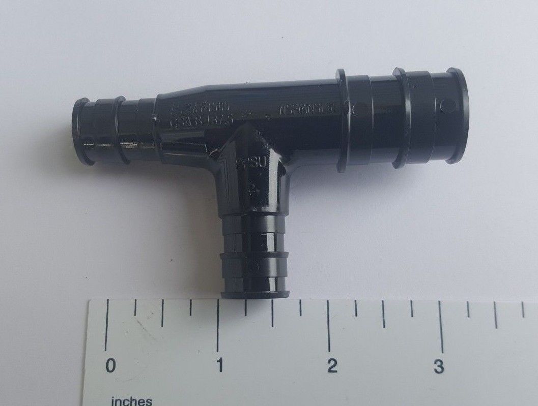 25 Pcs. 3/4 x 1/2 x 1/2 Pex A Tee, Poly Alloy Plastic Expansion Tee, 201-5-7=25