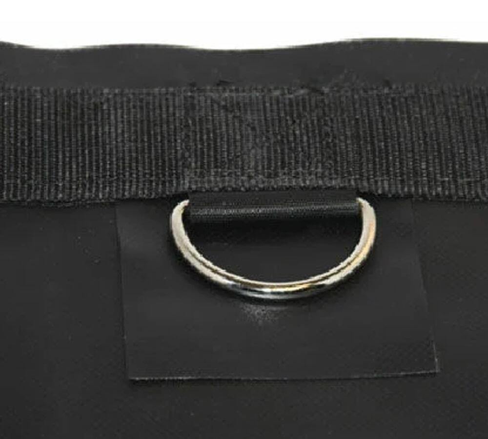 Black Superlight 14oz Flatbed Trailer Lumber Tarp 24x27 (8' Drop)