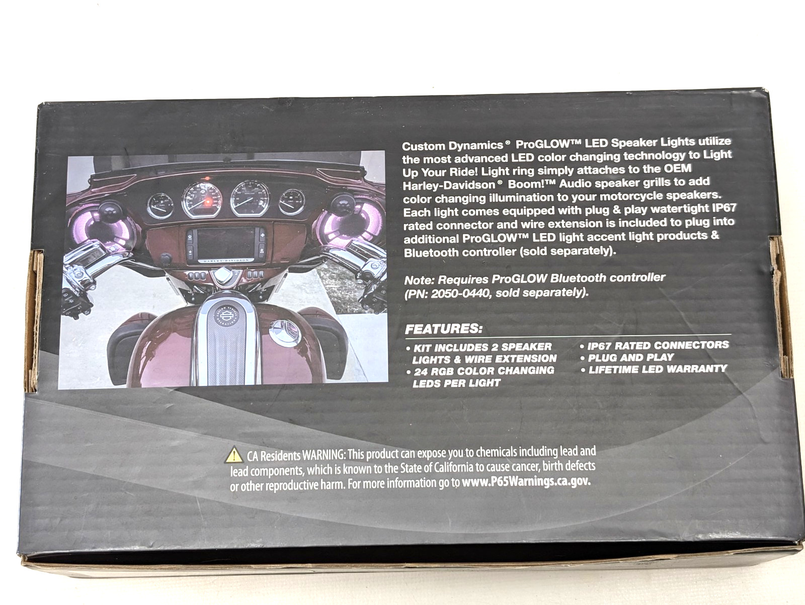 Custom Dynamics PG-SPEAKER-R-1 ProGlow Speaker Lights for Boom! Audio Stage 2