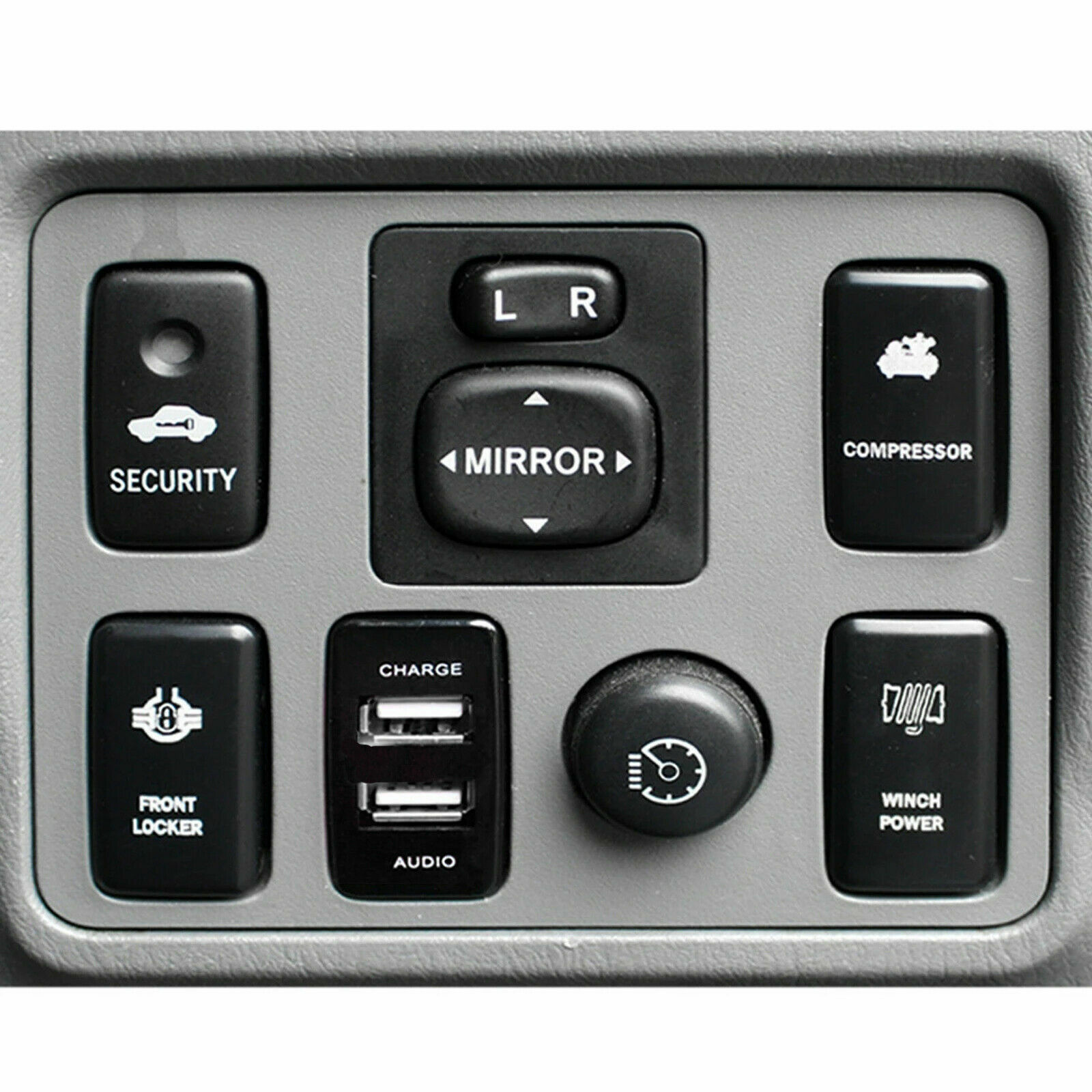 Car Dual USB Charger Socket Audio Port For Toyota 4Runner Highlander FJ Cruiser