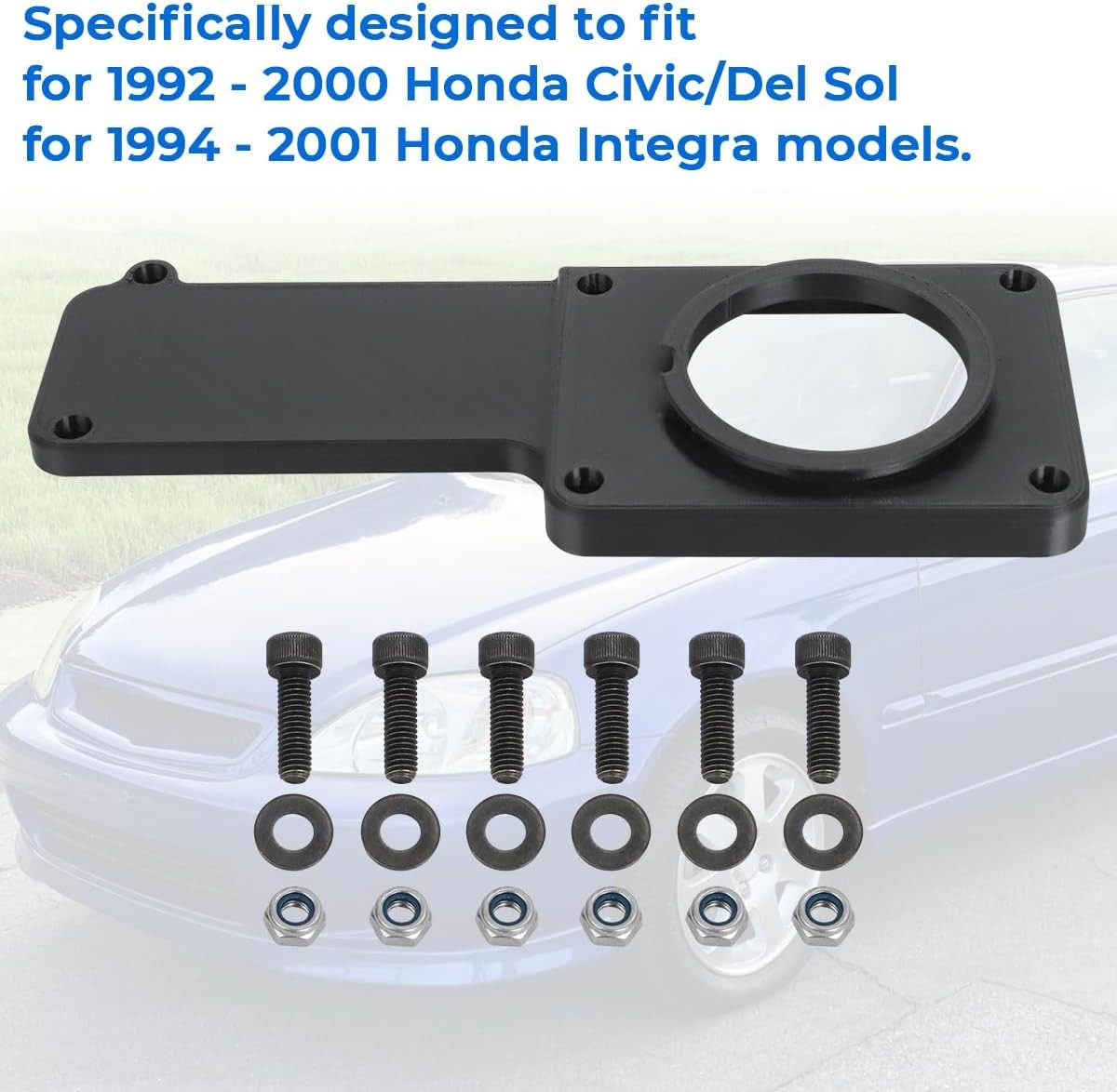 For 92-00 Honda Civic 94-01 Acura Integra Auto to Manual Conversion Cover Plate