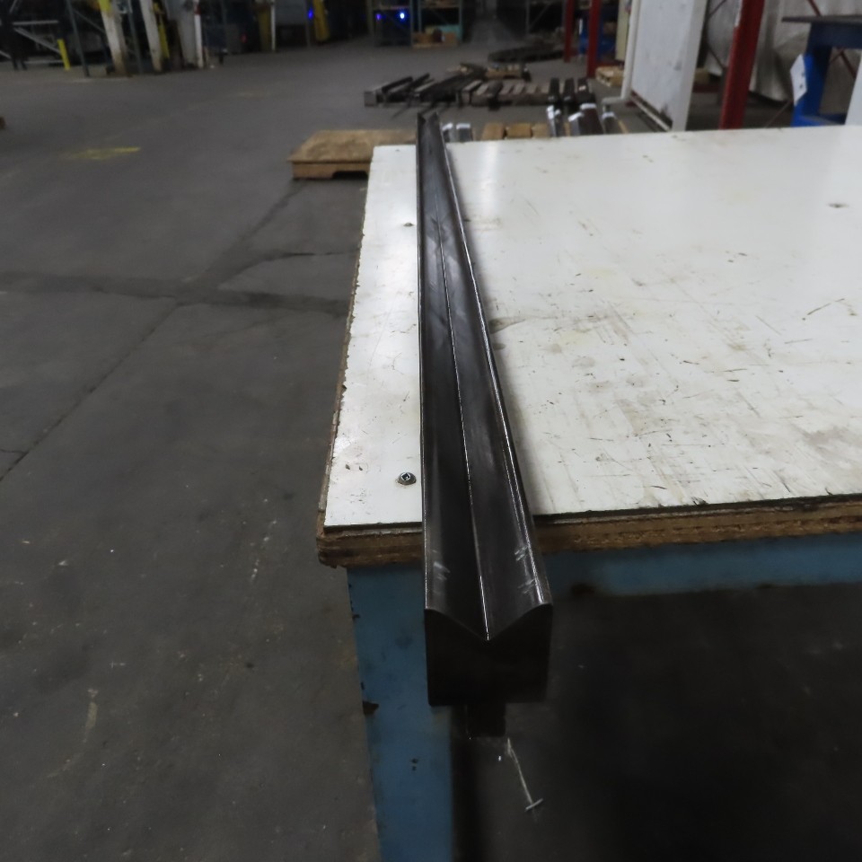 44-3/4" Press Brake 90° Forming V Angle Die Block 1/2" Tang 2-3/8"H