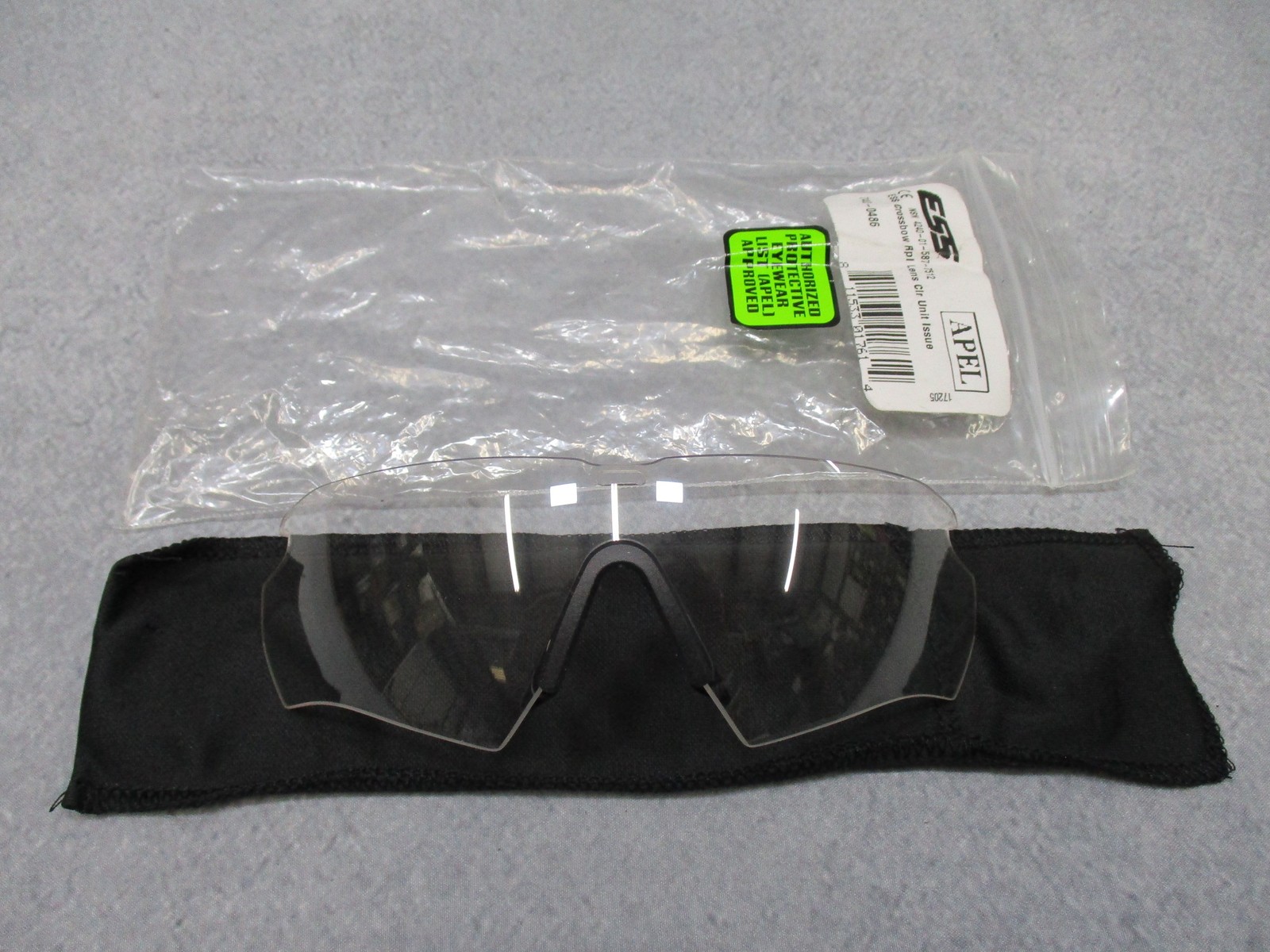 USGI MILITARY ESS Crossbow Replacement Lens Clear Unit Issue w/ Pouch
