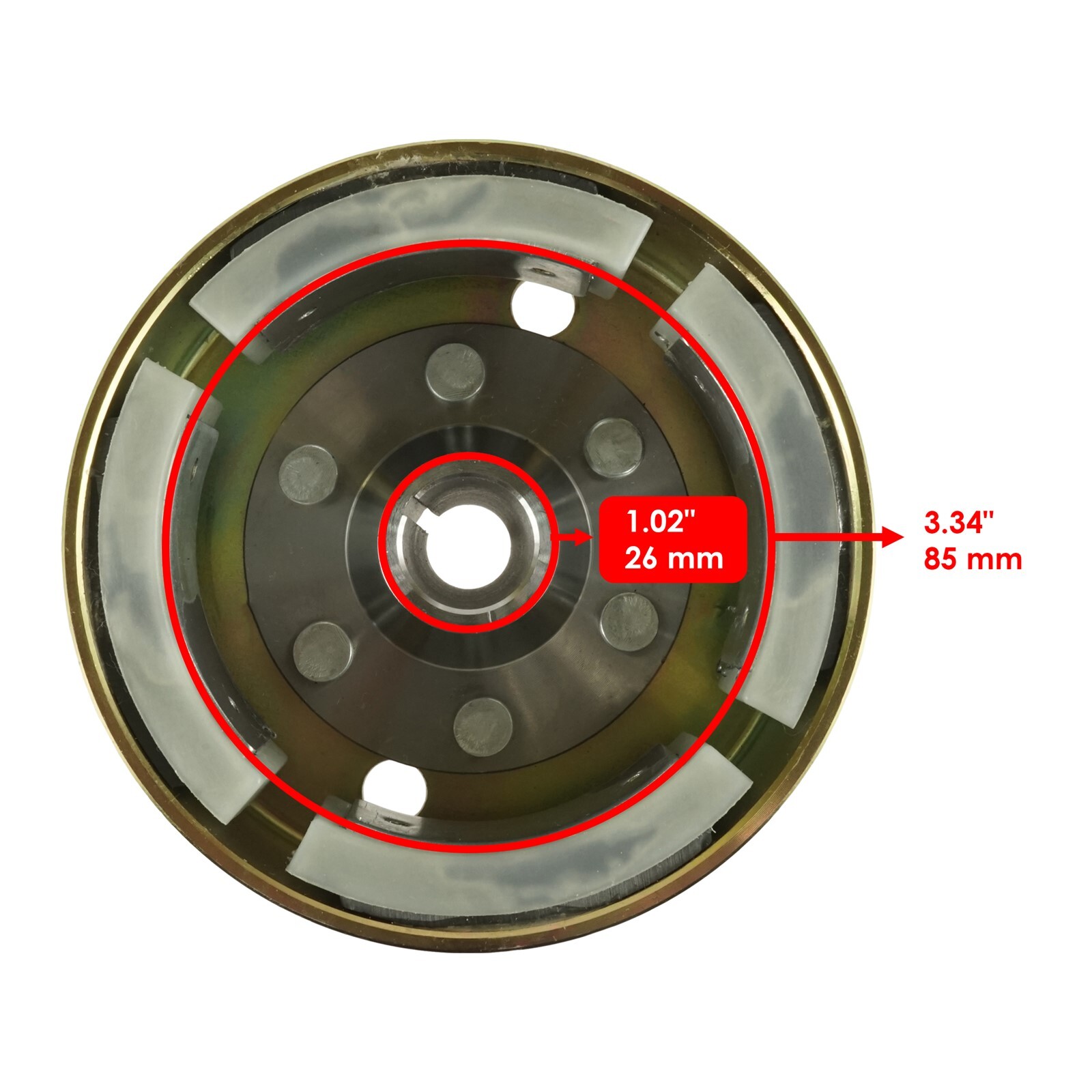 Flywheel Generator w/ Stator Magneto For Yamaha Blaster 200 YFS200 1990-2006