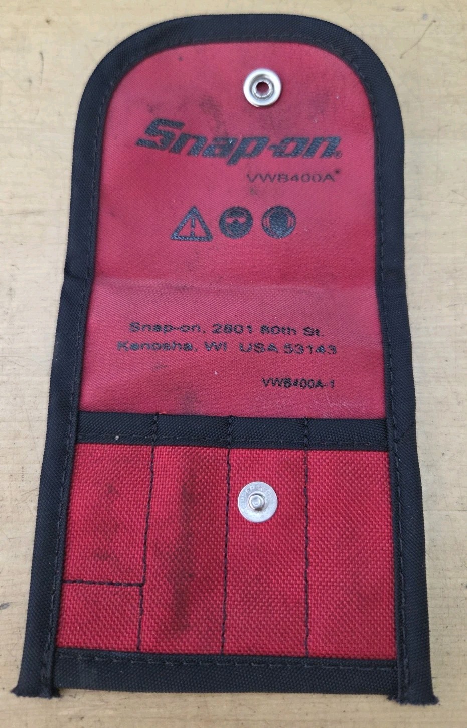 Snap On VWB400A-1 - Pouch For VWB400A - 4 Piece Carbide Burr Set