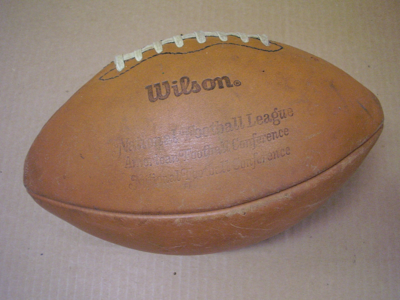 Wilson NFL Pete Rozelle Vintage Football Ball Possible Bart Starr Signature READ