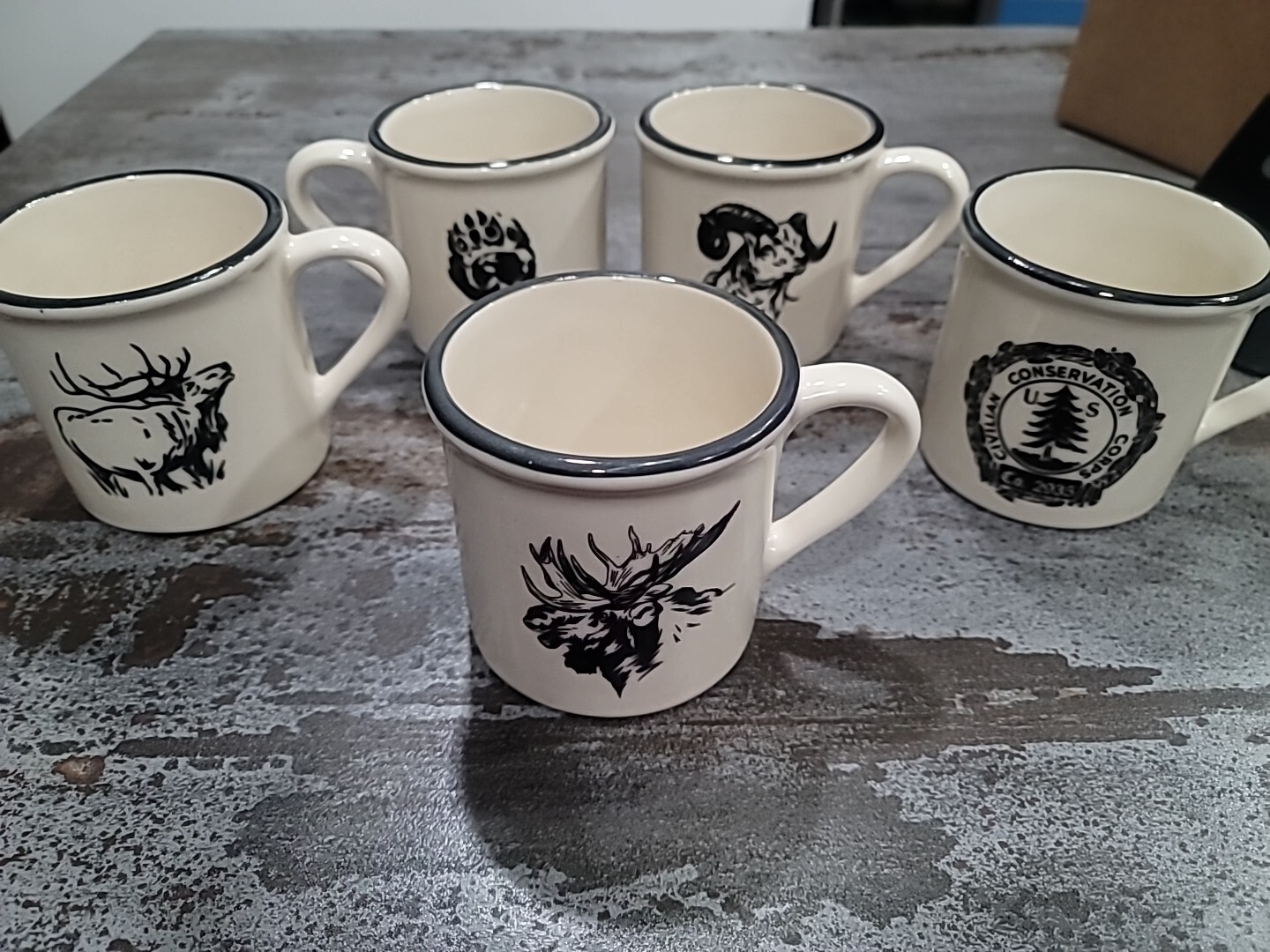 Filson Stoneware Mug MOOSE NRFB