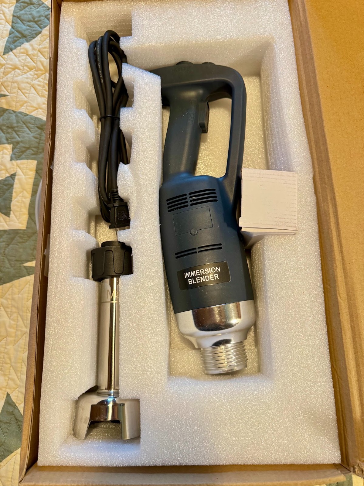 VBENLEM Commercial Immersion Blender 500W Power, Hand Held Mixe , 15.7-Inch