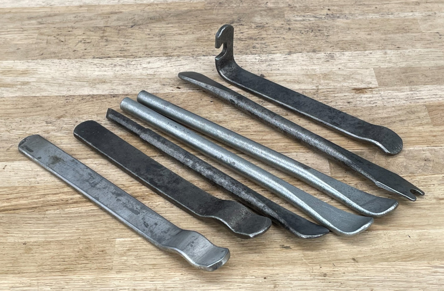 Job Lot 7 x Vintage Tyre Levers Old Tool