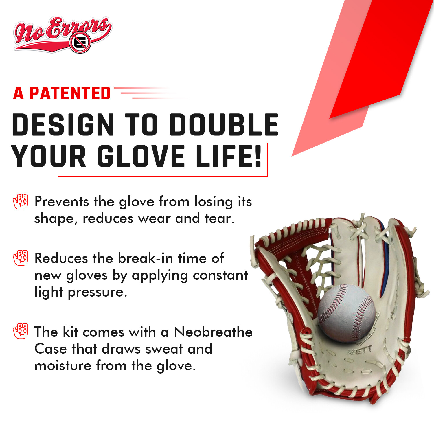 No Errors Webgem Fielder’s Glove Care System Reduces Glove Break-in Time