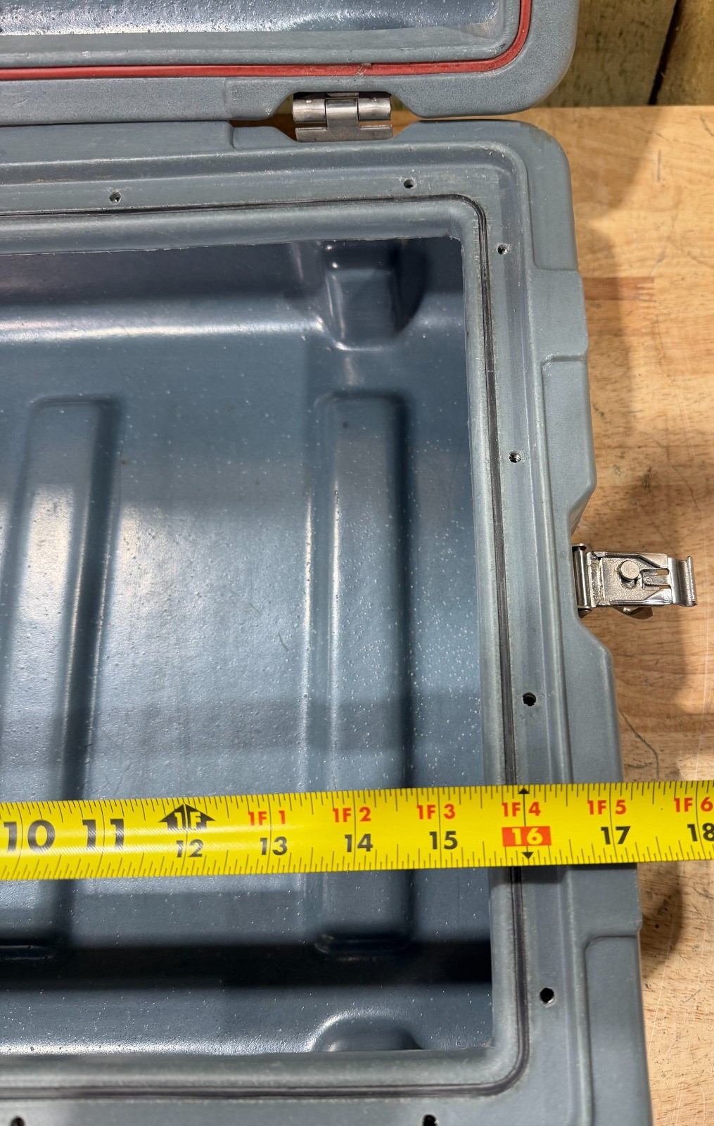 Pelican Hardigg Case 19x15x9" Grey Waterproof Storage Footlocker