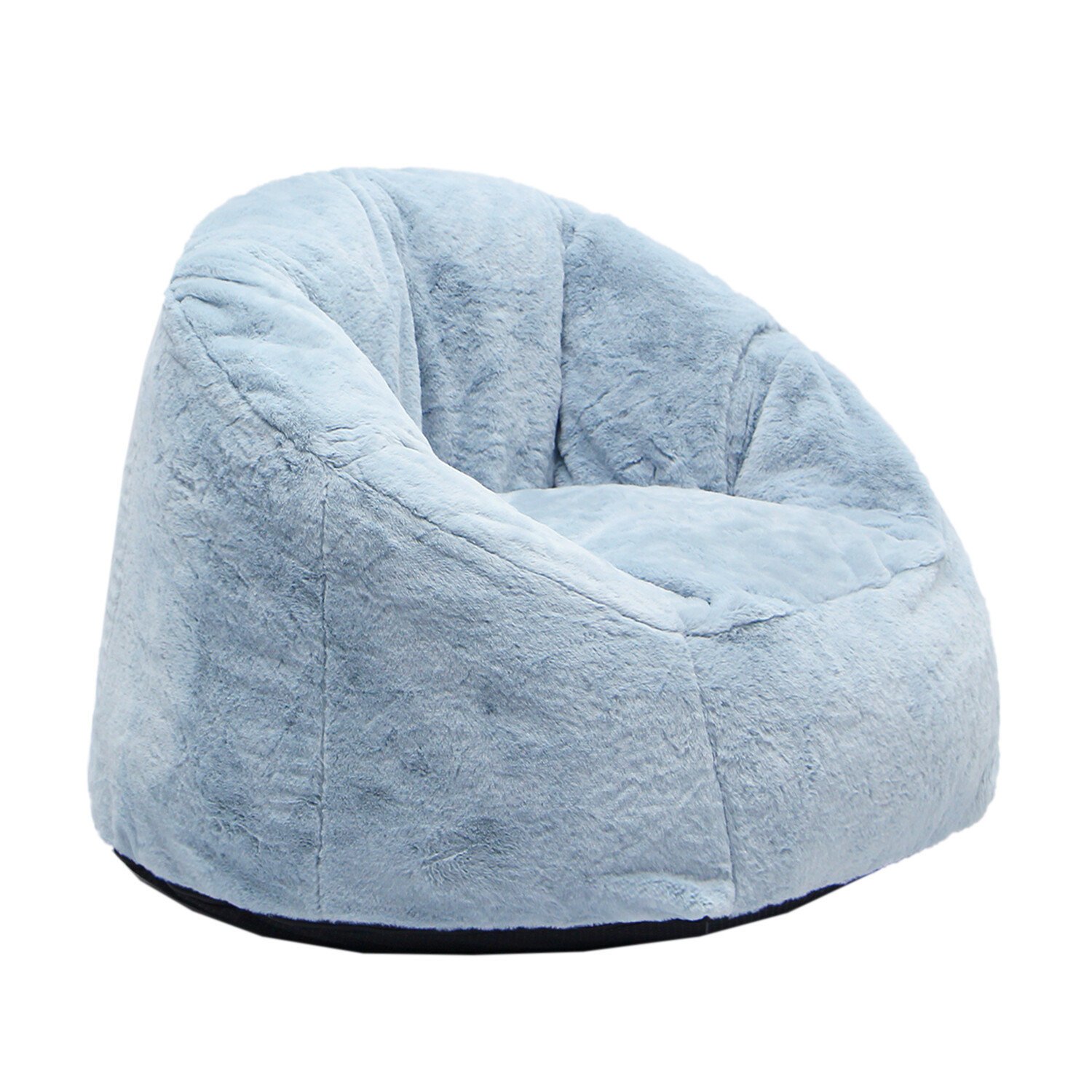 N&V Large Bean Bag Chair, Adult Size Bean Bag Sack, Foam Washable Cover Faux Fur