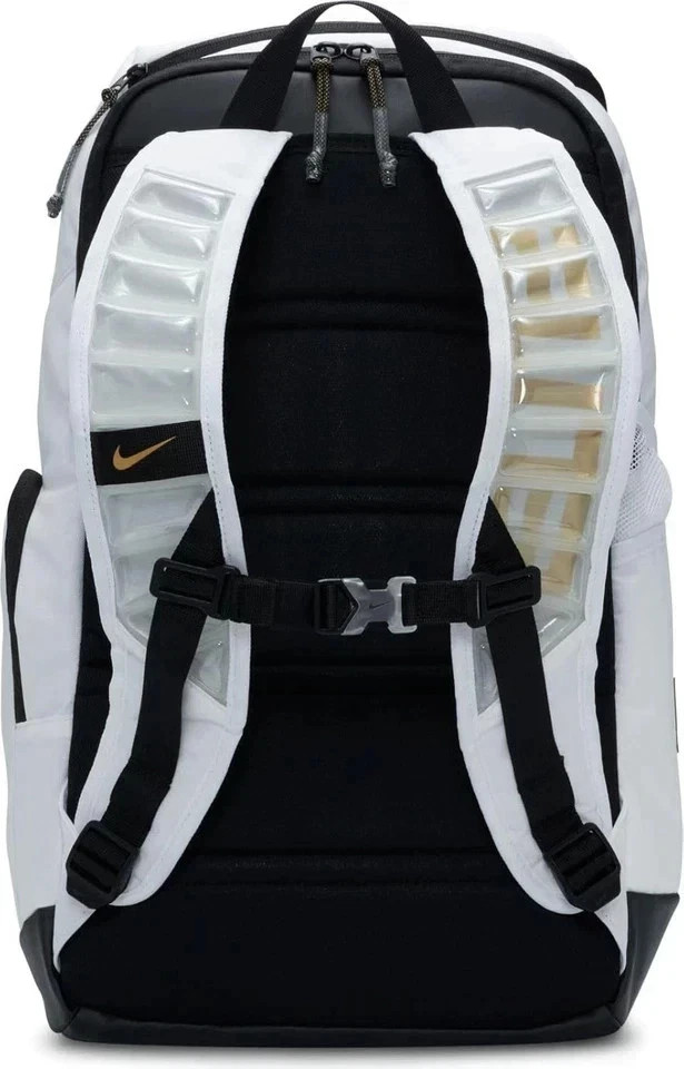 Nike Hoops Elite Pro Backpack 32L White Gold DX9786-100 NEW (same Day 🚛✅)