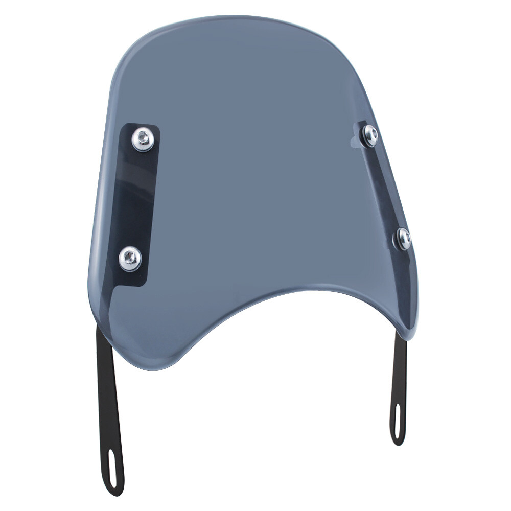 Universal Smoke 5-7'' Headlight Windshield Wind Deflector For Cafe Racer Yamaha