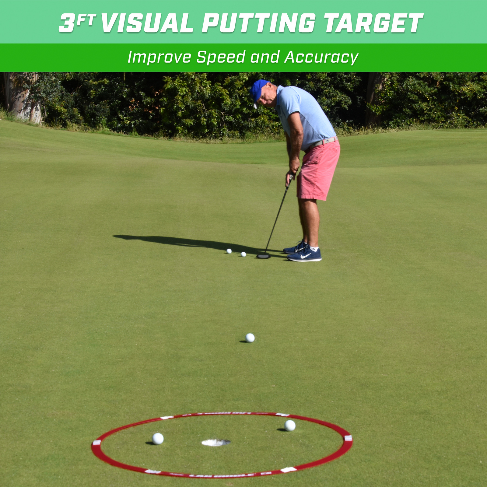 GoSports LAG CIRCLE Putting and Chipping Training Tool