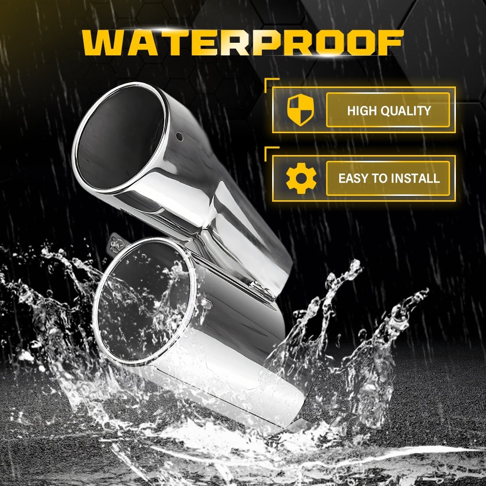 Exhaust Tip For 18-22 Honda Accord Sport Touring Akasaka Quad Tip Muffler 2X