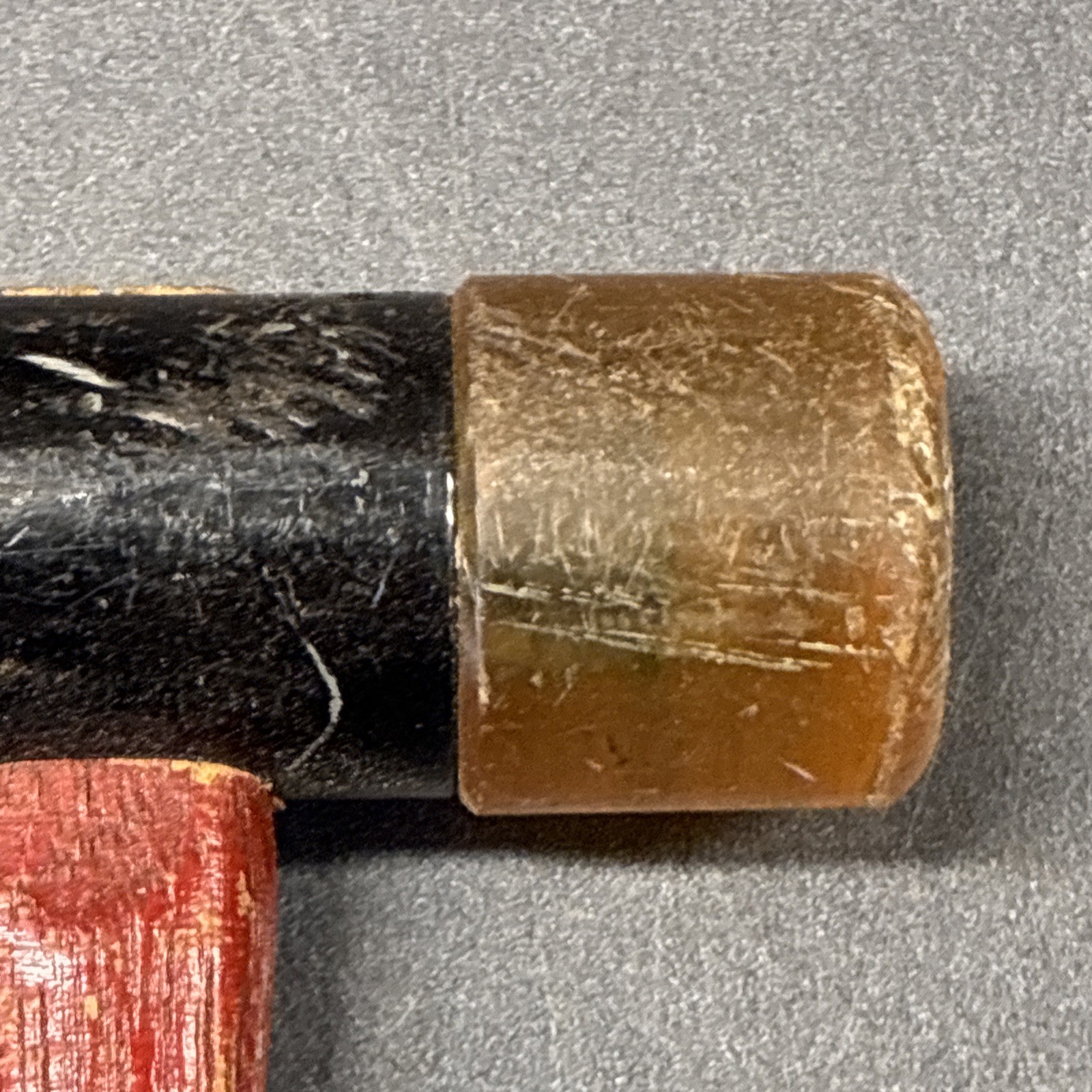 Vintage Stanley No 594 Plastic Double Soft Faced Hammer Mallet 10.5" Wood Handle