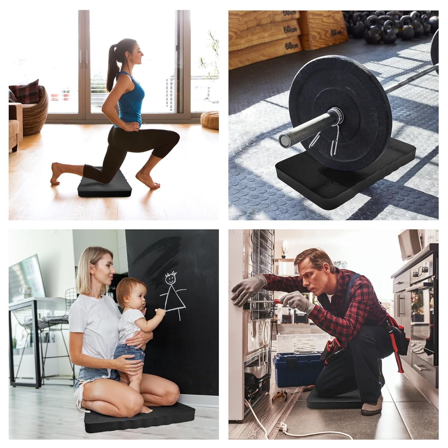 HOOPLE Extra Thick Kneeling Pad, Soft Foam Kneeling Cushion, Waterproof