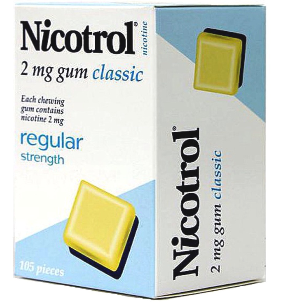 Nicotrol Gum 2mg Nicotine Classic Flavors 630 Pieces 6 Boxes FRESH 09/2027