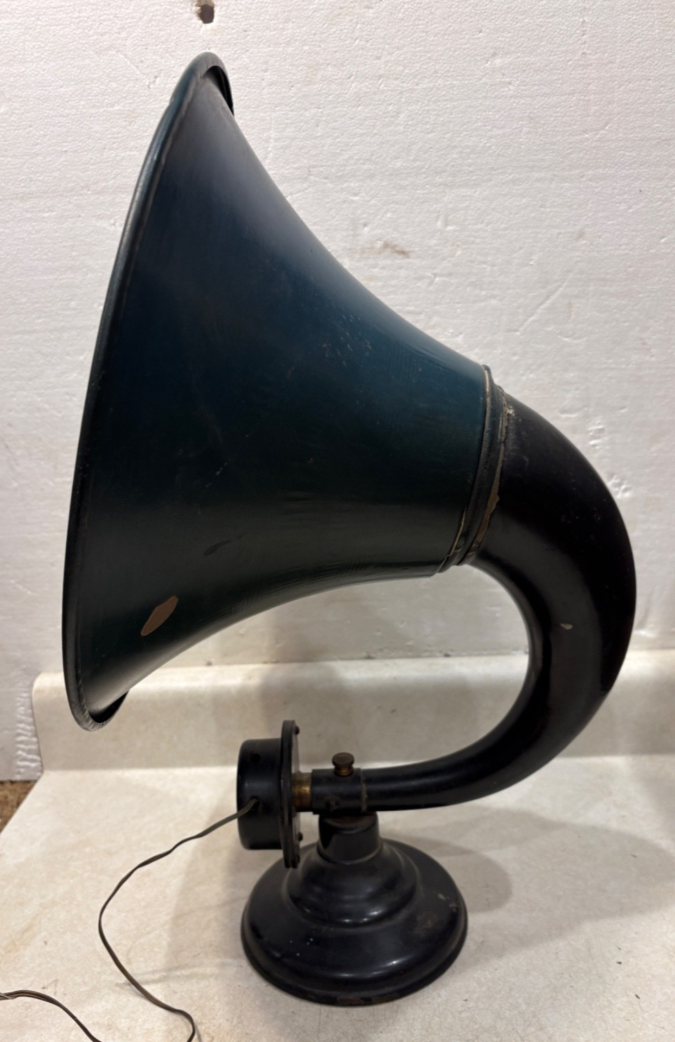 Atwater Kent Model L goose neck radio speaker Untested