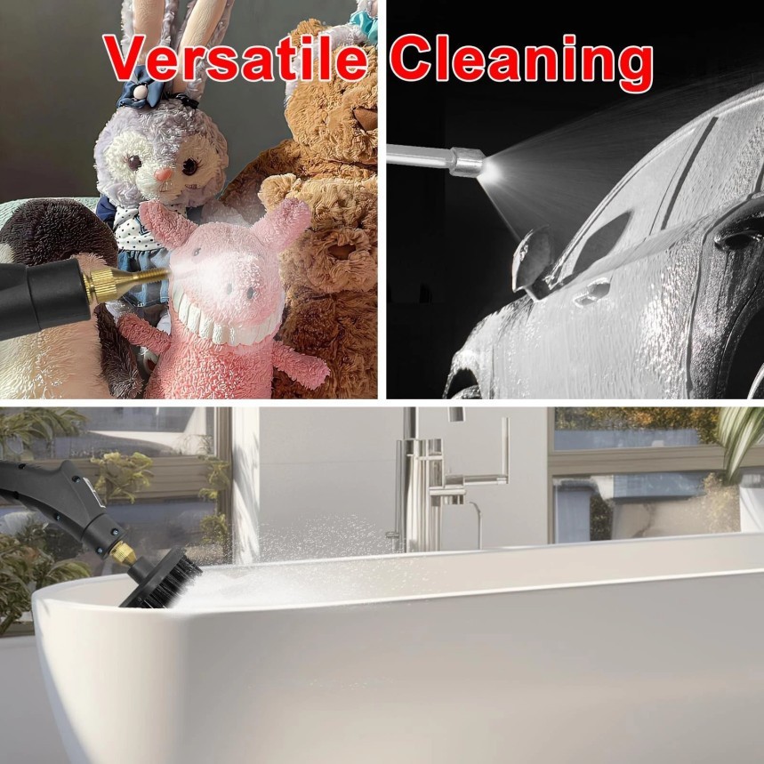 2500W Handheld High Temp Steam Cleaner High Pressure Cleaning Machine Home ##