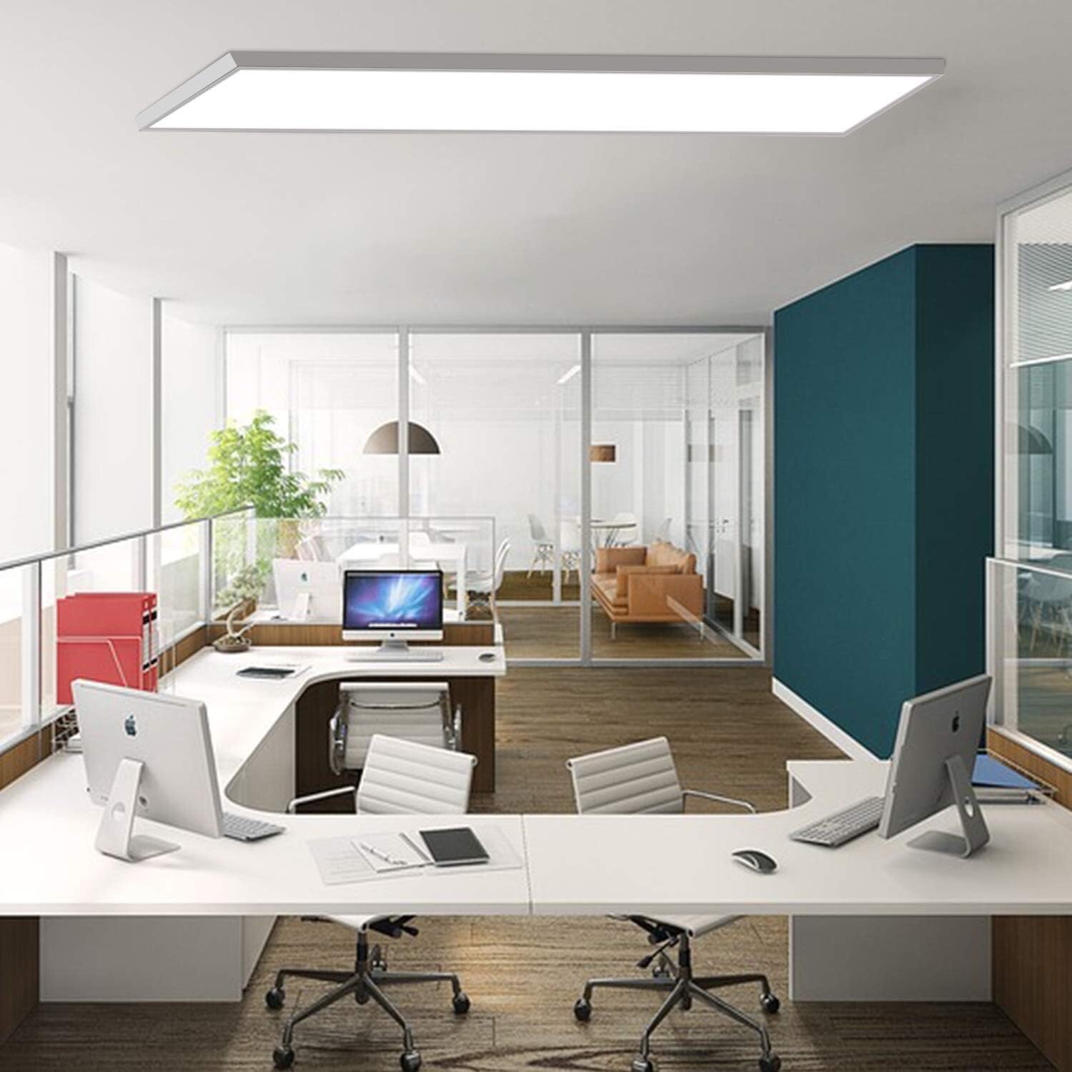 4-Pack, 1X4 FT Surface Mounted Frame Kits for Ceiling installation, 2.75"H