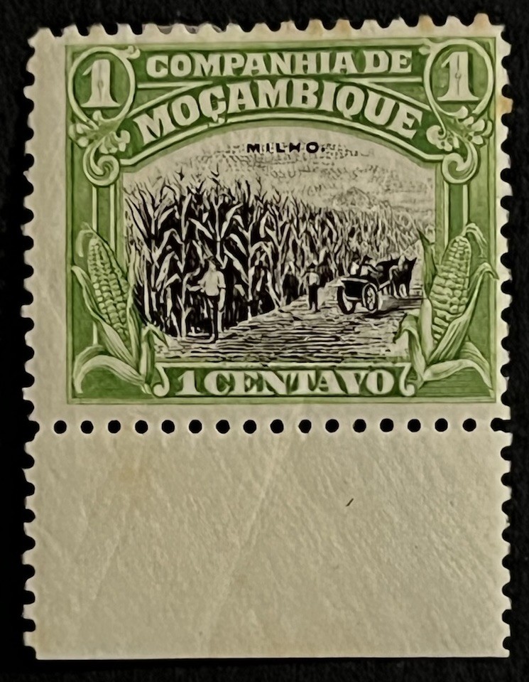 Travelstamps: Mozambique Company Stamps Sc# 111, 1 centavo, “Milho“ Mint MOGH