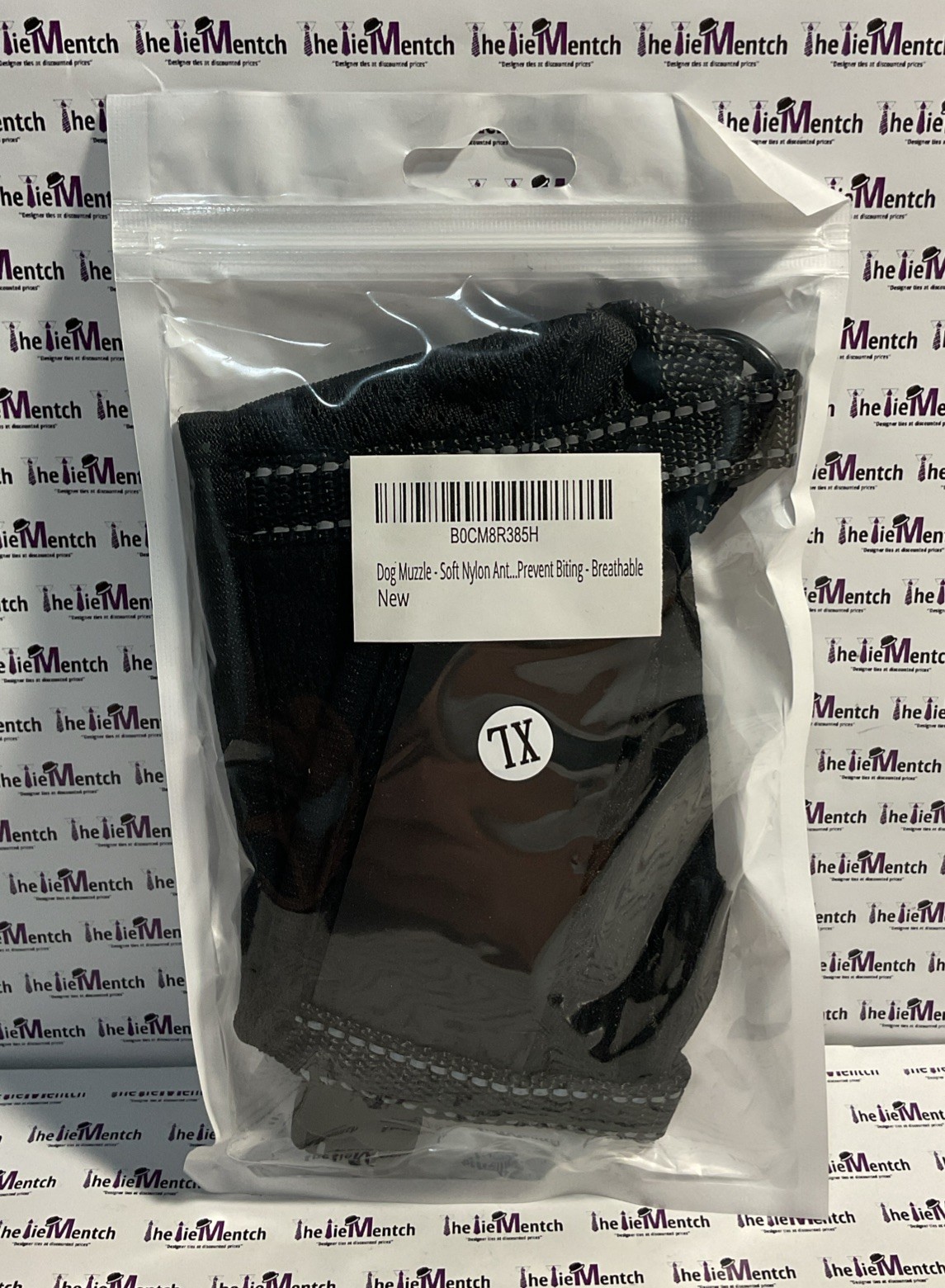 PawWares Dog Muzzle Soft Nylon Adjustable-Breathable-Drinkable | BLACK X-LARGE