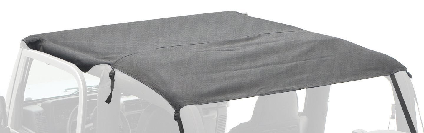 Smittybilt 93635 Black Outback Extended Bikini Top for 97-06 Jeep Wrangler TJ