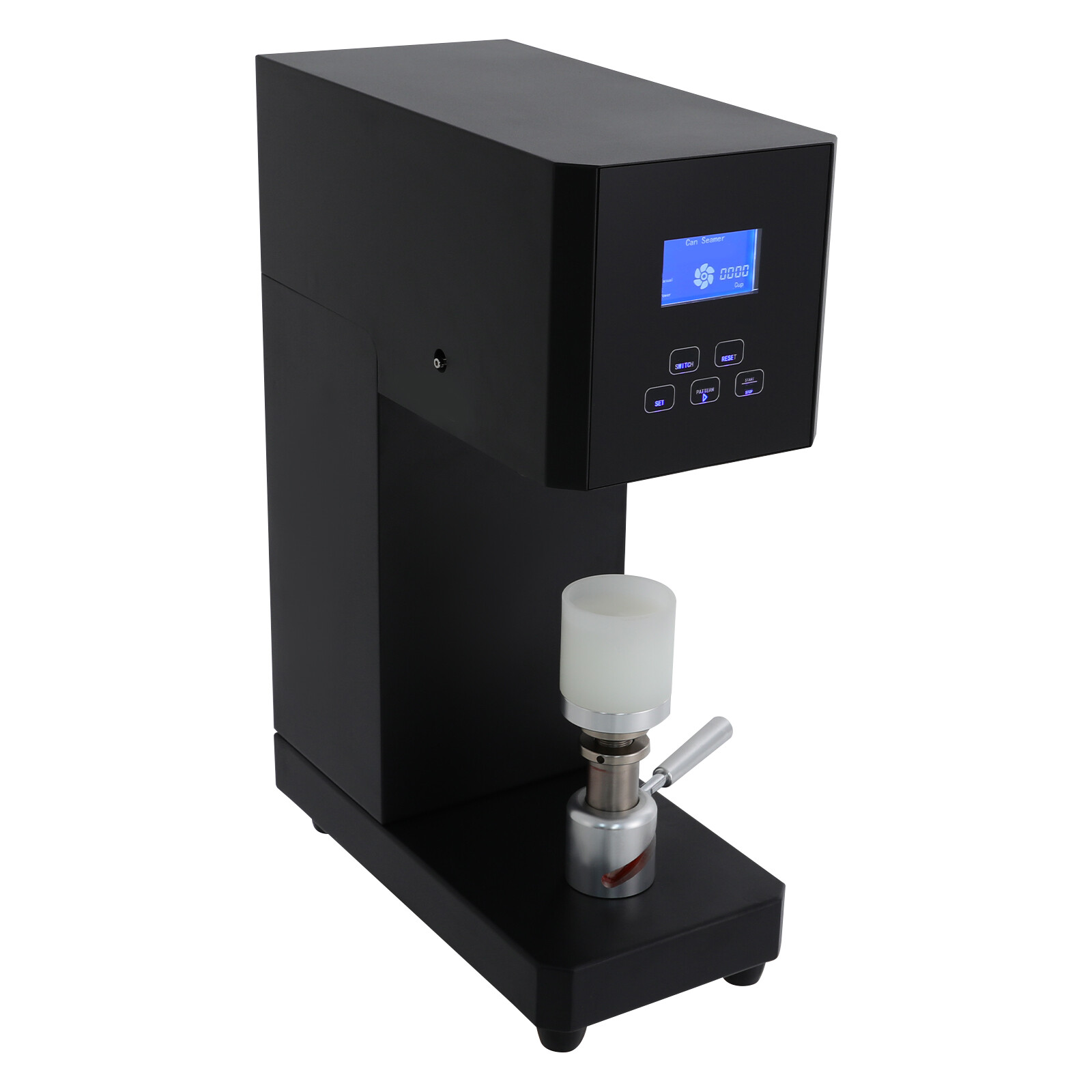 Semi Automatic Pop Can Sealing Machine Cola Can Sealer Container Plastic Bottles