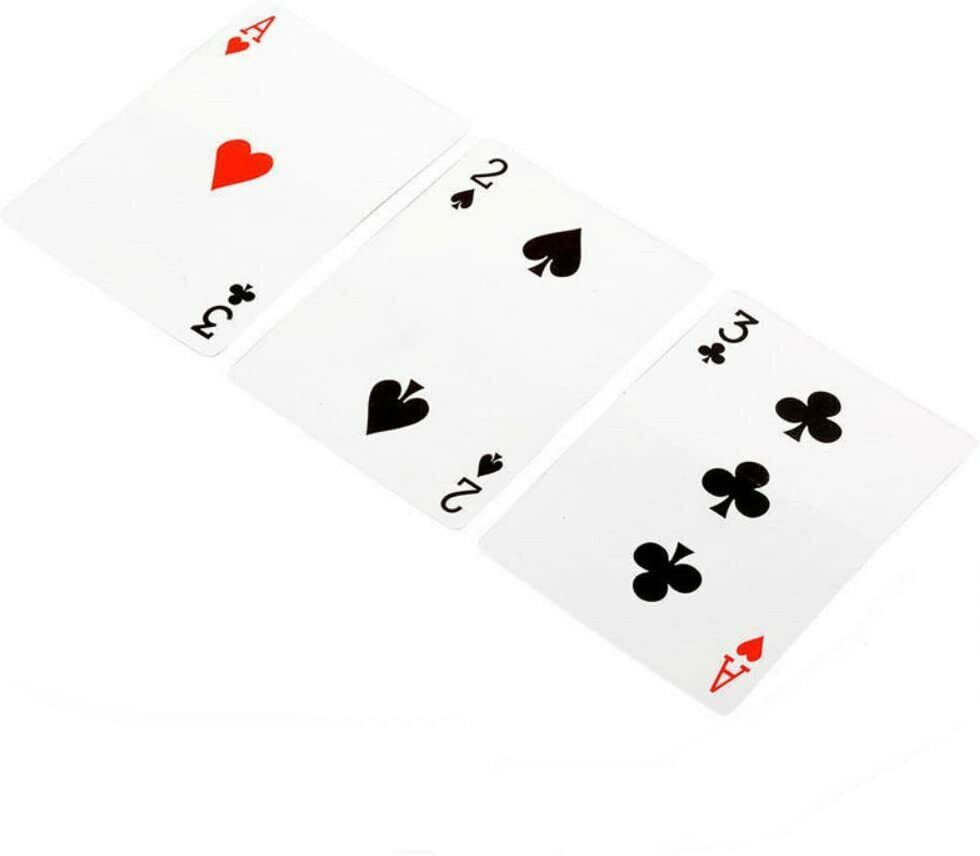 Magic Trick Three Card Monte Impossible Follow Gimmick Cards T17